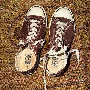 Converse One-Star Chocolate Brown Canvas Sneakers